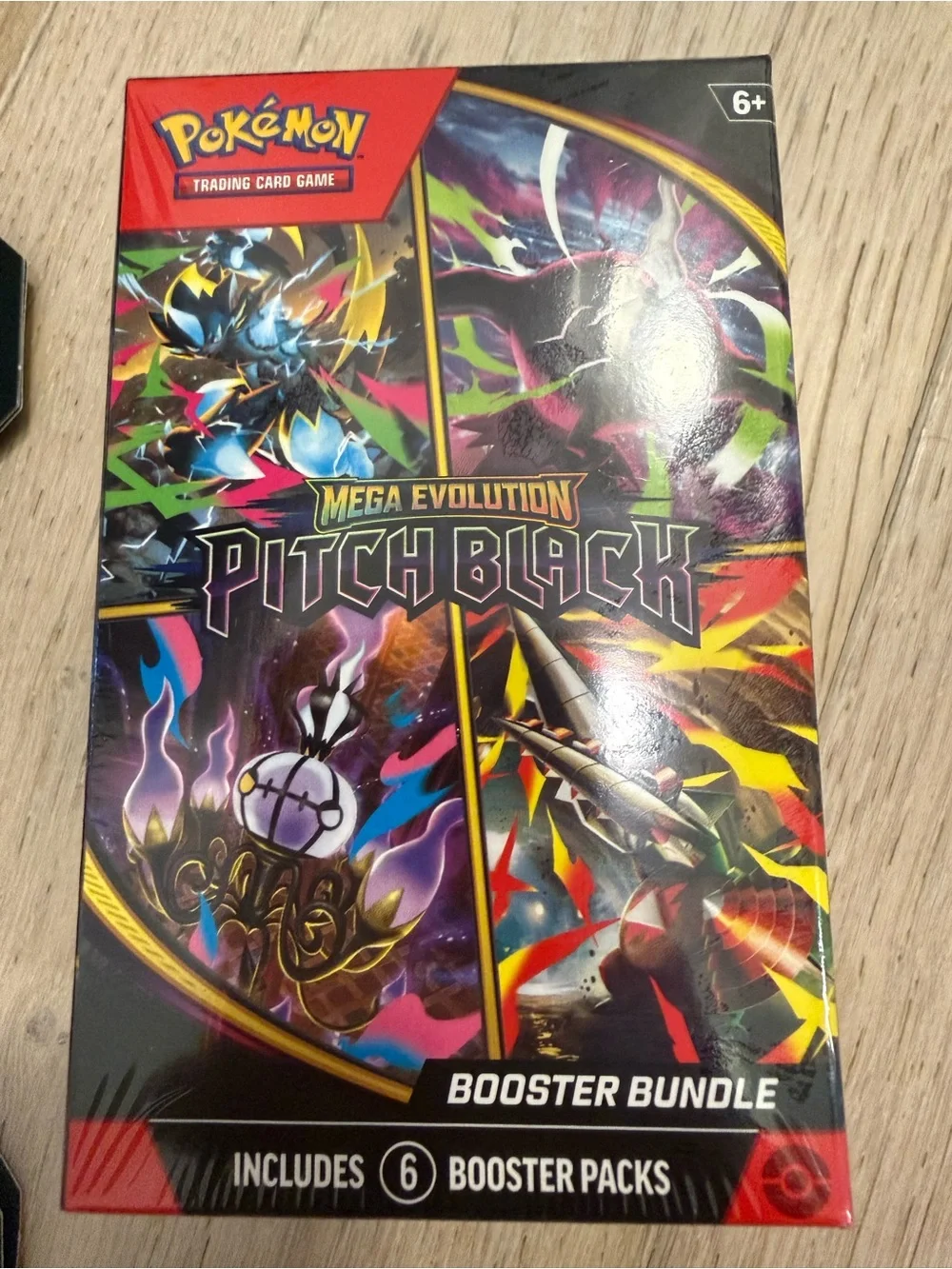 Pokemon TCG Mega Evolution - Pitch Black Booster Bundle 6 Packs and 1 Booster